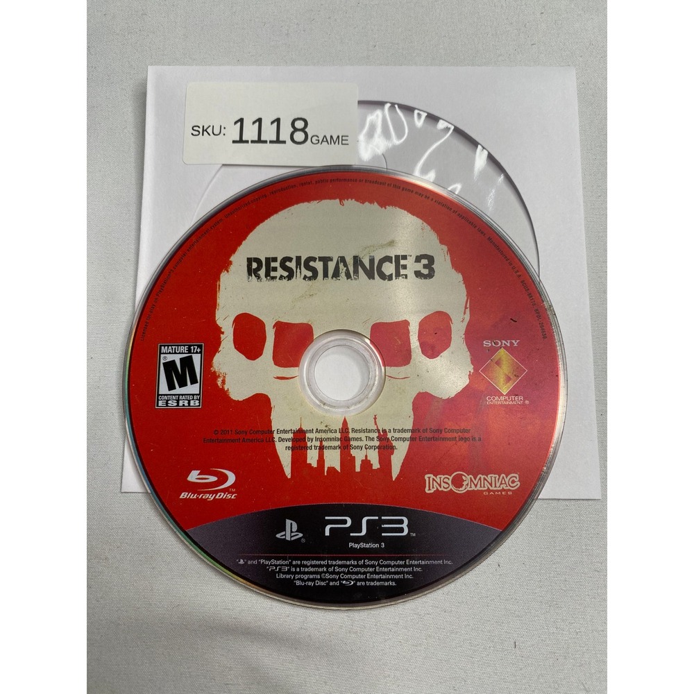 Resistance 3 Sony PlayStation 3